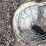 Egy Google Earth-felvétel a Mir bányáról