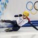 Elise Christie brit korcsolyázót harmadjára zárták ki a téli olimpia folyamán, most kínai vetélytársával együtt bukott, a bírók őt találálták vétkesnek