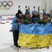 A győztes ukrán női biatlonváltó