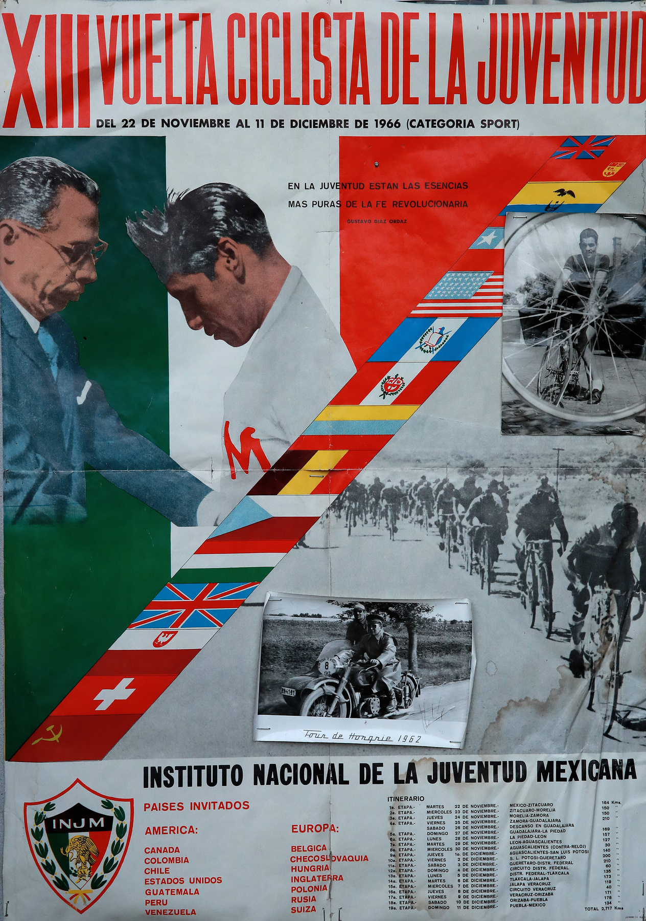 A mexikói emlékeket összegyűjtő és megőrző Tarapcsák Péter a verseny karszalagjával