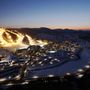 Az Alpenszia síüdülőhely a 2018-as téli olimpiának otthont adó dél-koreai Phjongcshang megyében 2017. február 1-jén.