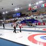 Az ifjúsági curling-világbajnokság 2018-as phjongcshangi téli olimpia curlingversenyeinek helyszínén a Kangnung Curlingközpontban .