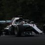 Lewis Hamilton a Mercedes brit versenyzője a Forma-1-es Magyar Nagydíj időmérő edzésén a mogyoródi Hungaroringen 2018. július 28-án.
