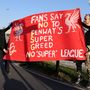 Az Anfield Roadon is sokan ellenzik az Európai Szuperliga létrejöttét