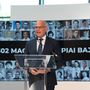 Schmidt Gábor, a MOB alelnöke, a Magyar Kajak-Kenu Szövetség elnöke felidézte Kolonics György emlékét