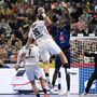 Bodó Richárd a férfi kézilabda olimpiai kvalifikációs Európa-bajnokság középdöntőjének negyedik fordulójában játszott Franciaország - Magyarország mérkőzésen