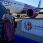 A Bodensee alma hercegnője a Bodensee-repülőtéren tartott fogadóünnepségen a németországi Friedrichshafenben 2024. június 10-én