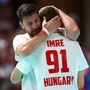 Lékai Máté és Imre Bence a Norvégia - Magyarország férfi kézilabda mérkőzést követően