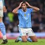 Rodri a Manchester City és a Chelsea FC közötti Premier League-mérkőzésen az Etihad Stadionban 2024. február 17-én Manchesterben, Angliában