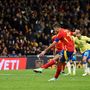 Rodri a Spanyolország-Brazília barátságos mérkőzésen az Estadio Santiago Bernabeuban 2024. március 26-án Madridban, Spanyolországban