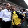 Ron Dennis és Eddie Jordan a Kínai Nagydíjon Sanghaj, Kínában 2004. szeptember 26-án
