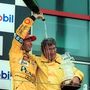 Heinz Harald Frentzen és Eddie Jordan a Francia Nagydíjon 1999. június 27-én