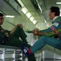 Michael Schumacher és Eddie Jordan