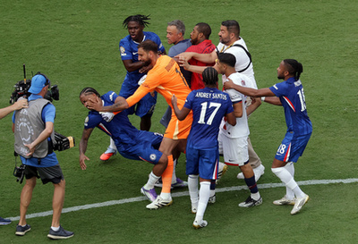 Reece James és Donald Trump amerikai elnök 