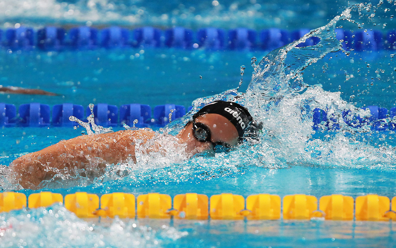 Verrasztó Dávid a férfi 400 méteres vegyes úszás döntőjében hatodik lett  a barcelonai úszó- világbajnokságon.