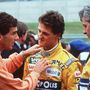 Senna Schumachernek magyaráz a Magny Cours-i ütközésük után