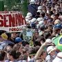 Senna temetésén, pár nappal később, Sao Paulóban