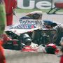 Senna kocsija a baleset után