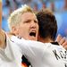 Schweinsteiger és Klose az első gól után