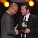 Guardiola tavaly az év edzője lett, a díjat Lothar Matthäus adja át