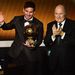Messi és a FIFA-elnök Blatter