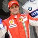 Felipe Massa pole pozícióját ünnepli