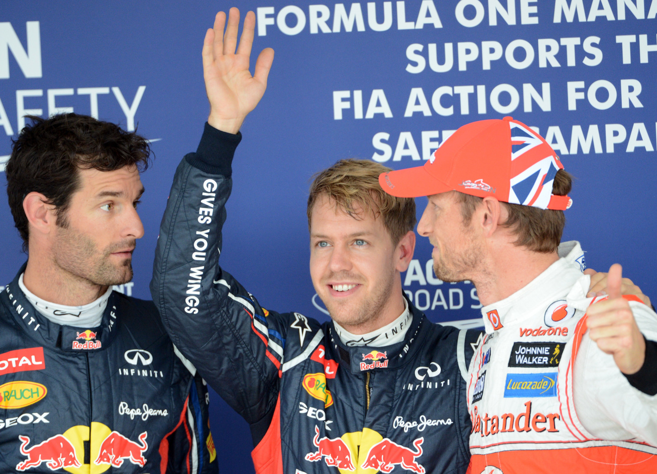 Webber-Vettel-Button indulnak az első három helyről