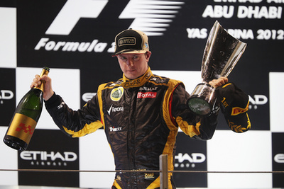 Kimi Räikkönen az Abu-Dzabi Nagydíj előtt 2021. december 12-én