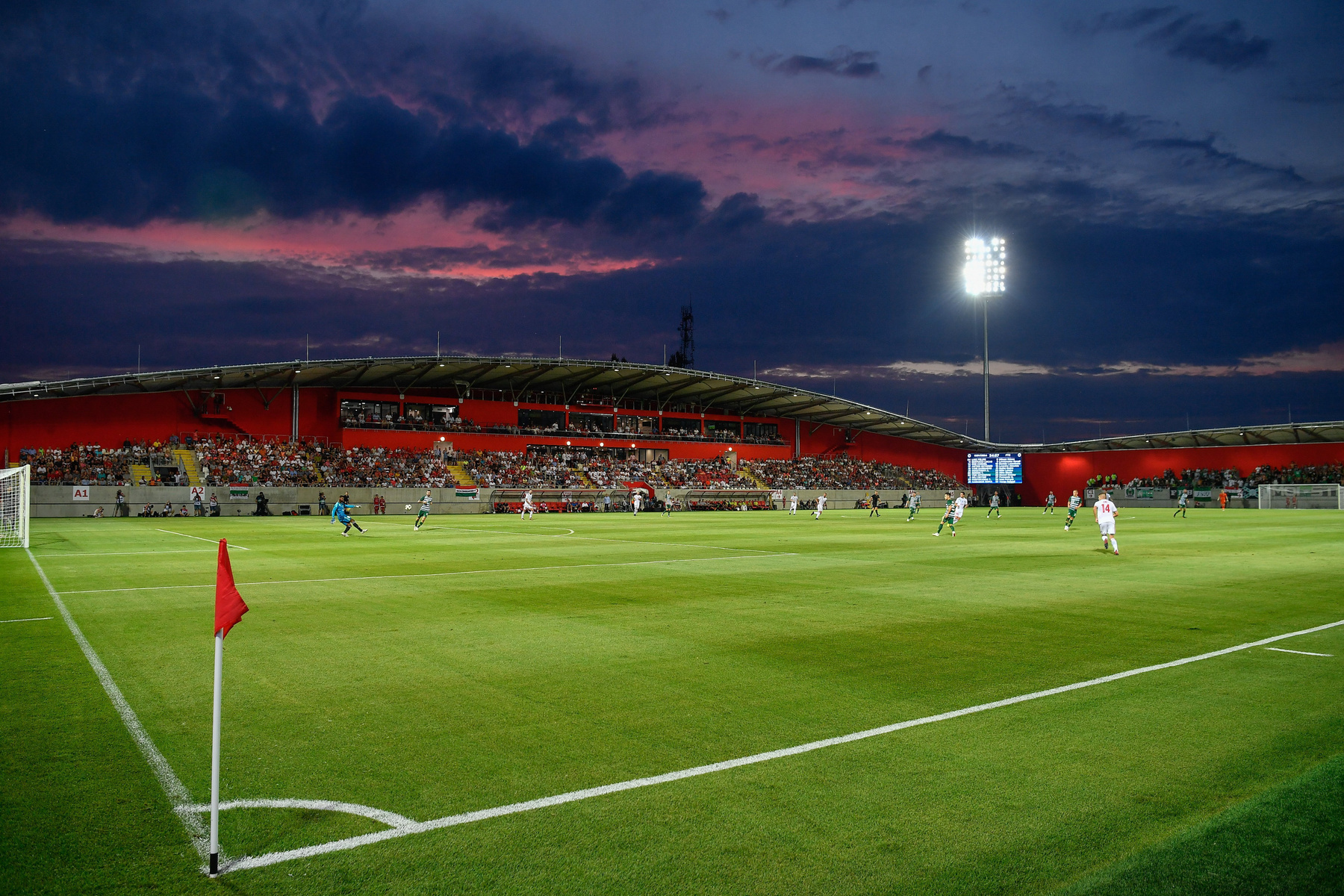 A Kisvárda FC labdarúgócsapatának újonnan felavatott stadionja a kisvárdai Várkert Stadion a labdarúgó OTP Bank Liga 4. fordulójában játszott Kisvárda Master Good - Ferencvárosi TC mérkőzésen 2018. augusztus 11-én.
