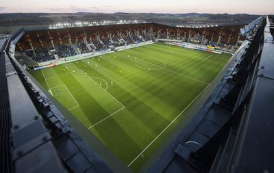 A Kisvárda FC labdarúgócsapatának újonnan felavatott stadionja a kisvárdai Várkert Stadion a labdarúgó OTP Bank Liga 4. fordulójában játszott Kisvárda Master Good - Ferencvárosi TC mérkőzésen 2018. augusztus 11-én.
