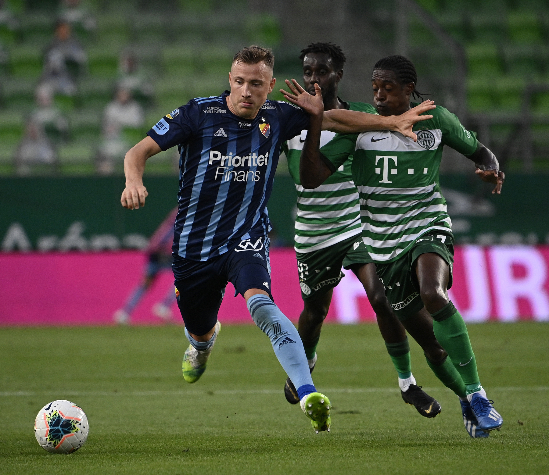 Ferencvárosi gólöröm a labdarúgó Bajnokok Ligája-selejtező 1. fordulójában játszott Ferencvárosi TC - Djurgarden mérkõzésen a Groupama Arénában 2020. augusztus 19-én.