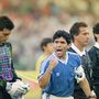Diego Maradona a Német köztársaság - Argentína közötti világbajnoki döntőben 1990. július 8-án