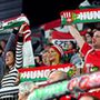 Magyar szurkolók a horvátországi férfi kézilabda Európa-bajnokság csoportkörének második fordulójában játszott Spanyolország - Magyarország mérkõzésen