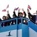 Hősöknek kijáró ünnepélyes fogadtatásban volt részük az Észak-Koreába hazatérő olimpikonoknak, akiket magas rangú politikusok is köszöntöttek augusztus 16-án.