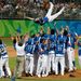 A Koreai Köztársaság csapata nyerte meg a pekingi olimpia baseball-tornáját, miután a döntőben 3-2-re verte a címvédő kubai válogatottat