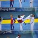 Fejen rúgta a sportbírót Angel Valodia Matos kubai taekwondós a pekingi olimpia +80 kilós súlycsoportjának bronzmeccsén