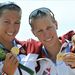 Csipes Tamara és Szabó Gabriella aranyérmet szereztek a K-2-esek 1000 méteres döntőjében