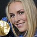 CANADA, Whistler : US gold medallist Lindsey Vonn poses during the medal ceremony for the Alpine skiing Ladies downhill event of the Vancouver 2010 Winter Olympics at Whistler Medal Plaza venue on February 17, 2010 in Whistler. AFP PHOTO / FABRICE COFFRINI