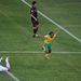 Tshabalala a vébé első gólját ünnepli 