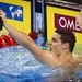 A magyar Kis Gergő örül, miután bronzérmet szerzett a férfi 800 m gyorsúszás döntőjében a 14. FINA vizes világbajnokságon, Sanghajban