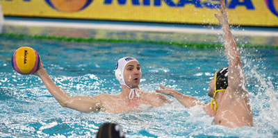 Varga Dániel (b) és a német Marin Restovic