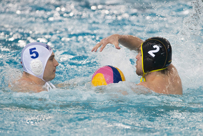 Varga Dániel (b) és a német Marin Restovic