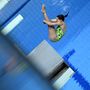 Az ausztrál Anabelle Smith a 3 méteres női műugrás elődöntőjében