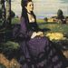 Szinyei Merse Pál: Lilaruhás nő, 1874.
