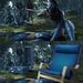 Kék fotel Avatar méretben