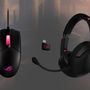 ROG Strix Impact II Electro Punk Gaming Mouse + ROG Strix Go 2.4 Electro Punk Gaming Headset