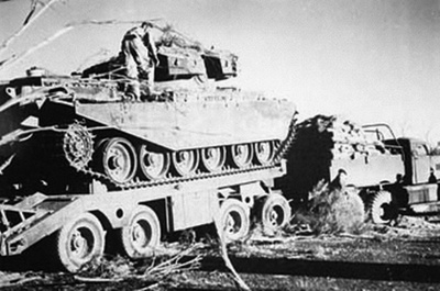 Egy a Matilda-hadműveletben részt vevő ausztrál Centurion 1970. januárjában, Nui Dat térségében.