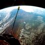 1966. szeptember 14-én készült fénykép, az azóta is rekordnak számító 1372 kilométeres magasságban. A képen Ausztrália látható.