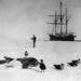 A Fram, a Walwis öbölben. Colin Archer olyan szerkezetet tervezett, amely a megfagyó jégtábla hátára emeli a hajót, ahelyett, hogy az összeroppantaná.