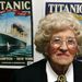Millvina Dean, a Titanic katasztrófájának utolsó brit túlélője. Dean 2009-ben hunyt el, 97 éves korában.